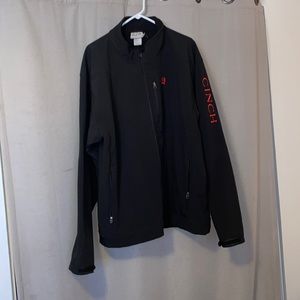 Cinch black and red jacket